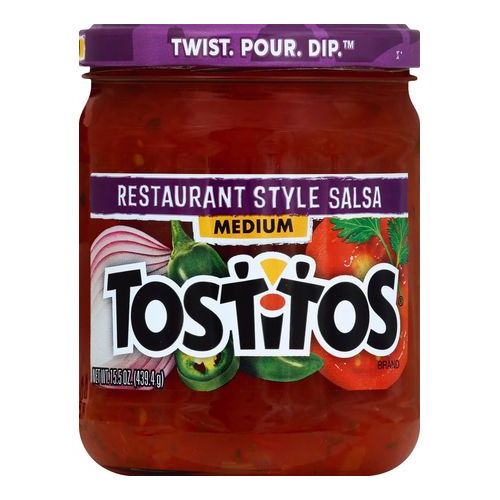 Tostitos Restaurant Style Salsa Medium (Single/15.50 OZ Glass Jar)