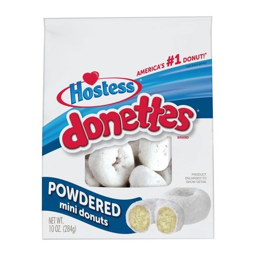 Hostess Donettes Mini Donuts Powdered (Single/10.00 OZ Paper Bag)
