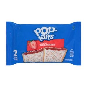 Kellogg's Pop Tarts Toaster Pastries Frosted Strawberry (Single/3.67 OZ Foil Bag)