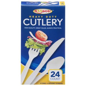 GoodCo Heavy Duty Cutlery (24 ea)
