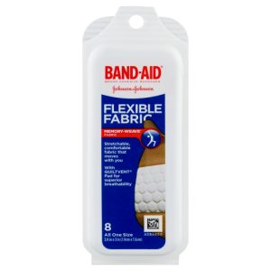 Band-Aid Brand Flexible Fabric Adhesive Bandages 8 Count