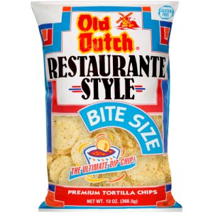 Old Dutch® Restaurante Style Bite Size Premium Tortilla Chips . Bag (13 oz)