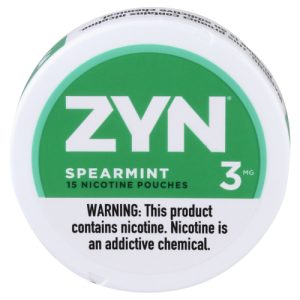 Zyn 3 mg Spearmint Nicotine Pouches (15 ea)