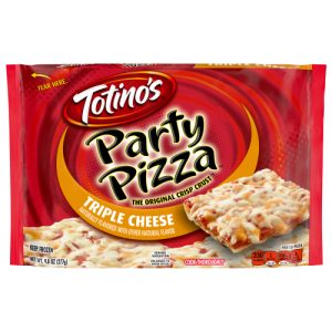 Totino's Party Pizza Triple Cheese, Frozen Snacks (1 Ct)
