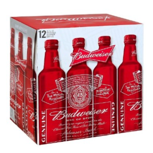 Budweiser Aluminum Bottle (12 Pack/16 FL OZ Aluminum Bottle)