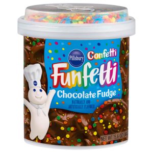 Pillsbury Funfetti Confetti Chocolate Fudge Frosting (15.6 oz)