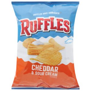 Ruffles Cheddar & Sour Cream Flavored Potato Chips (2.5 oz)