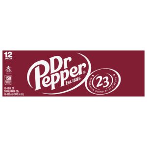 Dr Pepper Soda 12- Cans (12 Pack/12 fl oz)
