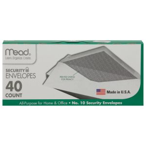 Mead No. 10 Security Envelopes (40 ea)