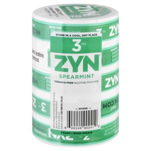 Zyn 3 mg Spearmint Nicotine Pouches (5 ea)