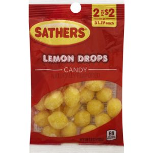 Sathers SATHERS LEMON DROPS (3.6 OZ)