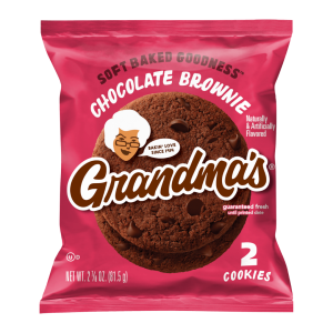 Grandma's Cookies Chocolate Brownie (Single/2.88 OZ Foil Bag)
