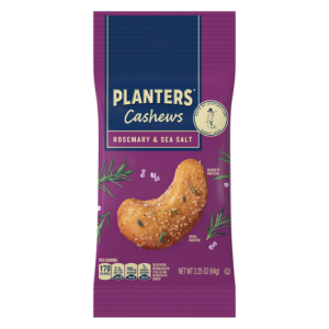 Planters Rosemary & Sea Salt Cashews (Single/2.25 oz)
