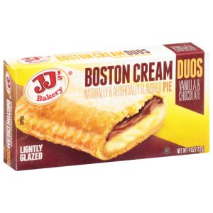 JJ's Bakery Lightly Glazed Duos Boston Cream Pie (4 oz)