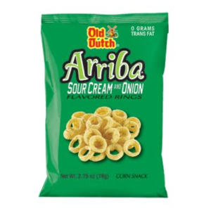 Arriba Sour Cream and Onion Flavored Rings (Single/2.75 oz)