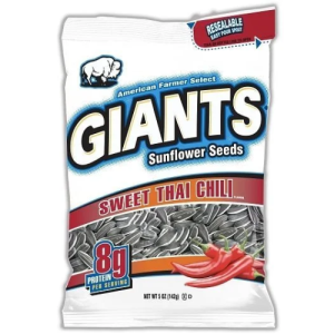 Giants Sunflower Seeds Sweet Thai Chili  (Single/5 oz)
