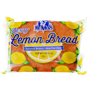Ne-Mos Zesty Lemon Cake Bread (Single/4 oz)