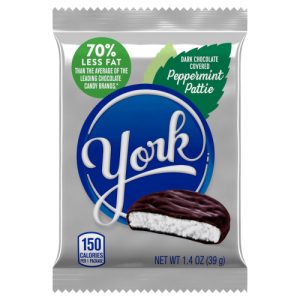 YORK Dark Chocolate Peppermint Patties Candy Pack, (1.4 oz)