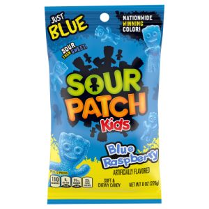 SOUR PATCH KIDS Blue Raspberry Soft & Chewy Candy (8 oz)
