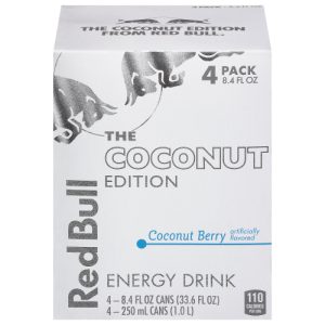 Red Bull The Coconut Edition Coconut Berry Energy Drink 4 - Cans (8.4 fl oz)