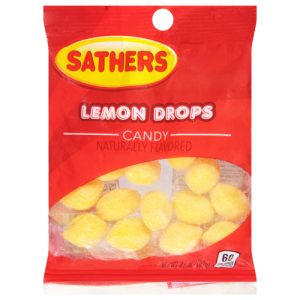 Sathers Lemon Drops Candy (3.6 oz)