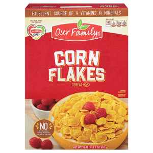 Our Family Cereal Corn Flakes (Single/18 oz)