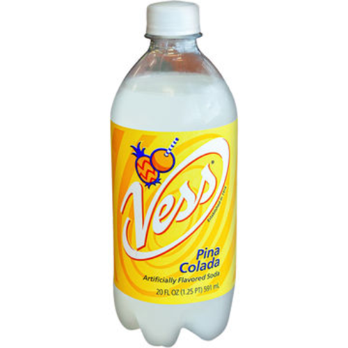 Vess Pina Colada Soda (Single/20 oz Bottle)