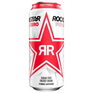 Rockstar Pure Zero Sugar Free Energy Drink Fruit Punch Can (16 Fl Oz)