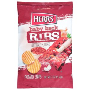 Herr's Baby Back Ribs Potato Chips (2.5 oz)