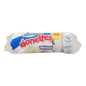 Hostess Donettes Mini Donuts Powdered (Single/3.00 OZ Plastic Wrapper)