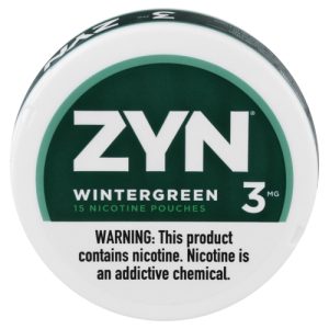Zyn 3 mg Wintergreen Nicotine Pouches (15 ea)