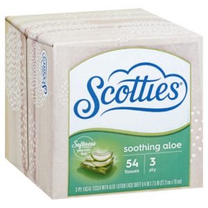 Scotties Soothing Aloe 3-Ply Facial Tissue (54 ea)