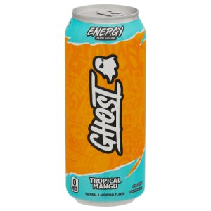 Ghost Zero Sugar Tropical Mango Energy Drink Can (16 fl oz)