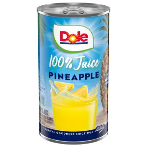 Dole Pineapple 100% Juice (6 fl oz)