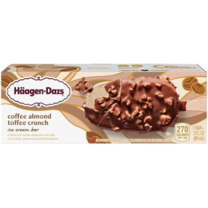 Häagen-Dazs Coffee Almond Toffee Crunch Ice Cream Bar (Single/3 oz)