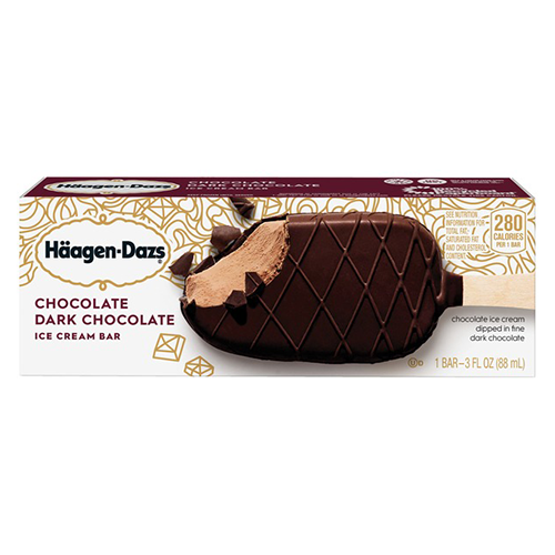 Häagen-Dazs Dark Chocolate Ice Cream Bar (Single/3 oz)