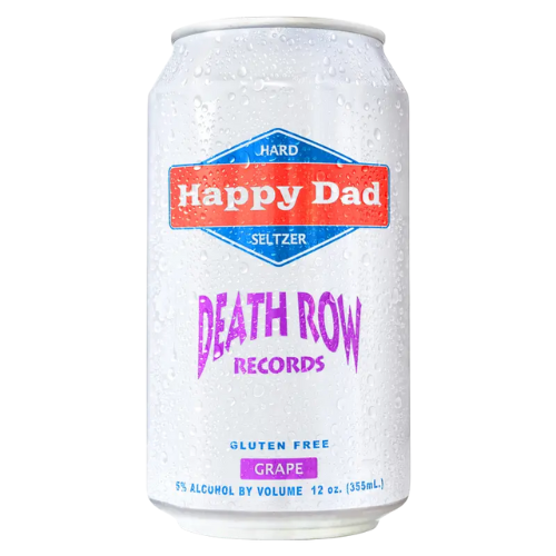 Happy Dad Hard Seltzer Death Row Records Grape (Single/24 oz Can)