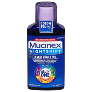 Mucinex Maximum Strength Nightshift Cold & Flu (6 fl oz)
