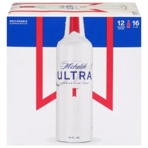 Michelob Ultra 12x Recloseable Aluminum Bottle CARRIER - Military City Promo (16 oz)