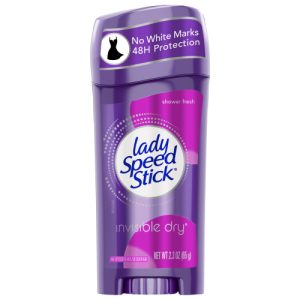 Lady Speed Stick Invisible Dry Antiperspirant Deodorant Shower Fresh, 2.3oz