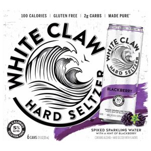 White Claw Hard Seltzer Blackberry (6 Pack)