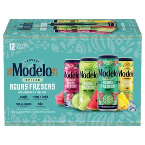 Modelo Spiked Aguas Frescas Variety Pack Flavored Malt Beverage Cans, 4.5% ABV (12 pk)