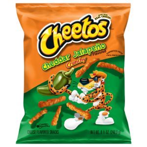 Cheetos Crunchy Cheese Flavored Snacks Cheddar Jalapeno Flavored 8 (1/2 Oz)