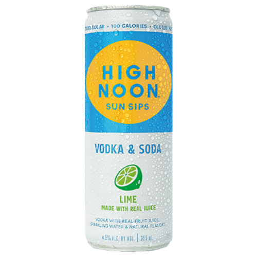 High Noon Seltzer Lime (4 Pack/12 oz Cans)
