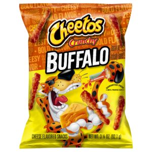 Cheetos Crunchy Cheese Flavored Snacks Buffalo Naturally And Artificially Flavored (3.25 Oz)