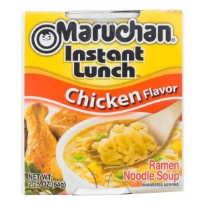 Maruchan Instant Lunch Ramen Noodle Soup Chicken (Single/2.25 OZ Styrofoam Cup)