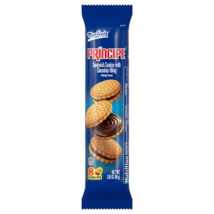Marinela Principe Chocolate Filled Sandwich Cookies Artificially Flavored, 8-Count