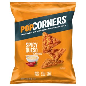PopCorners The Crunchy And Wholesome Popped-Corn Snack Spicy Queso Flavored (3 Oz)