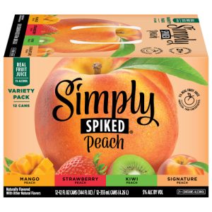 Simply Spiked Peach Beer Variety Pack 12 - Cans (12 fl oz)