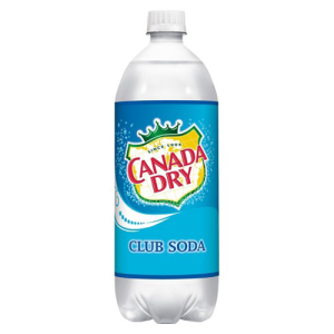 Canada Dry Club Soda (Single/1L Bottle)